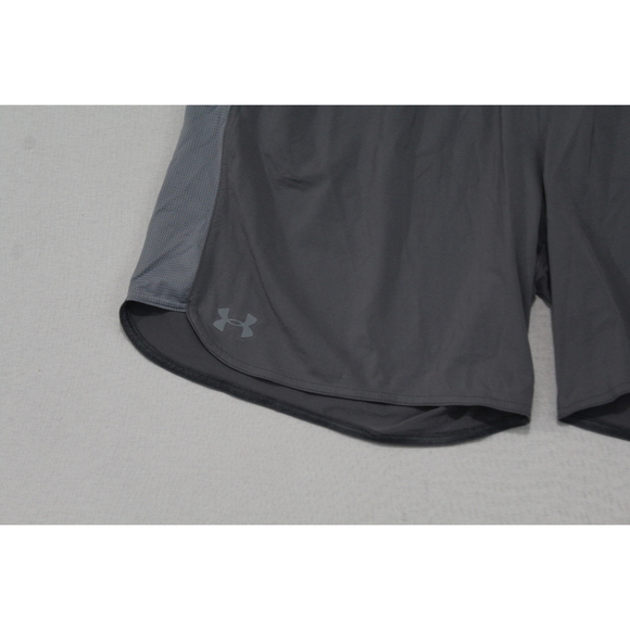 Under Armour Men Gray Active Shorts Running Size 34 - Picture 3 of 8